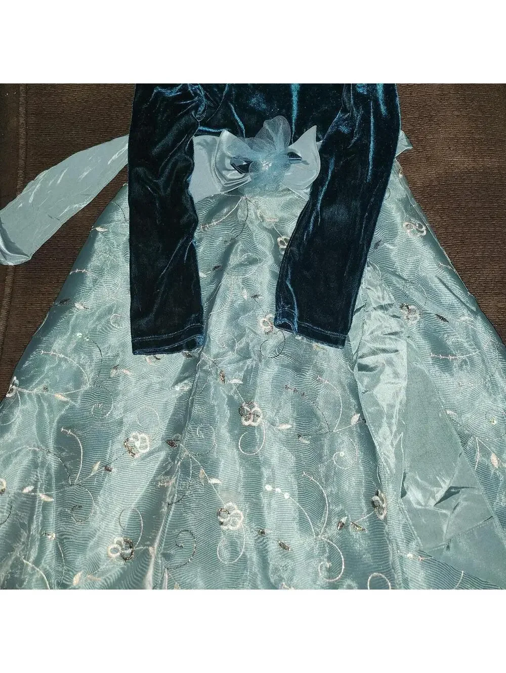 Kid's Blue and Green Dress